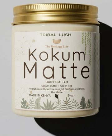 Kokum Matte body butter jar from Tribal Lush